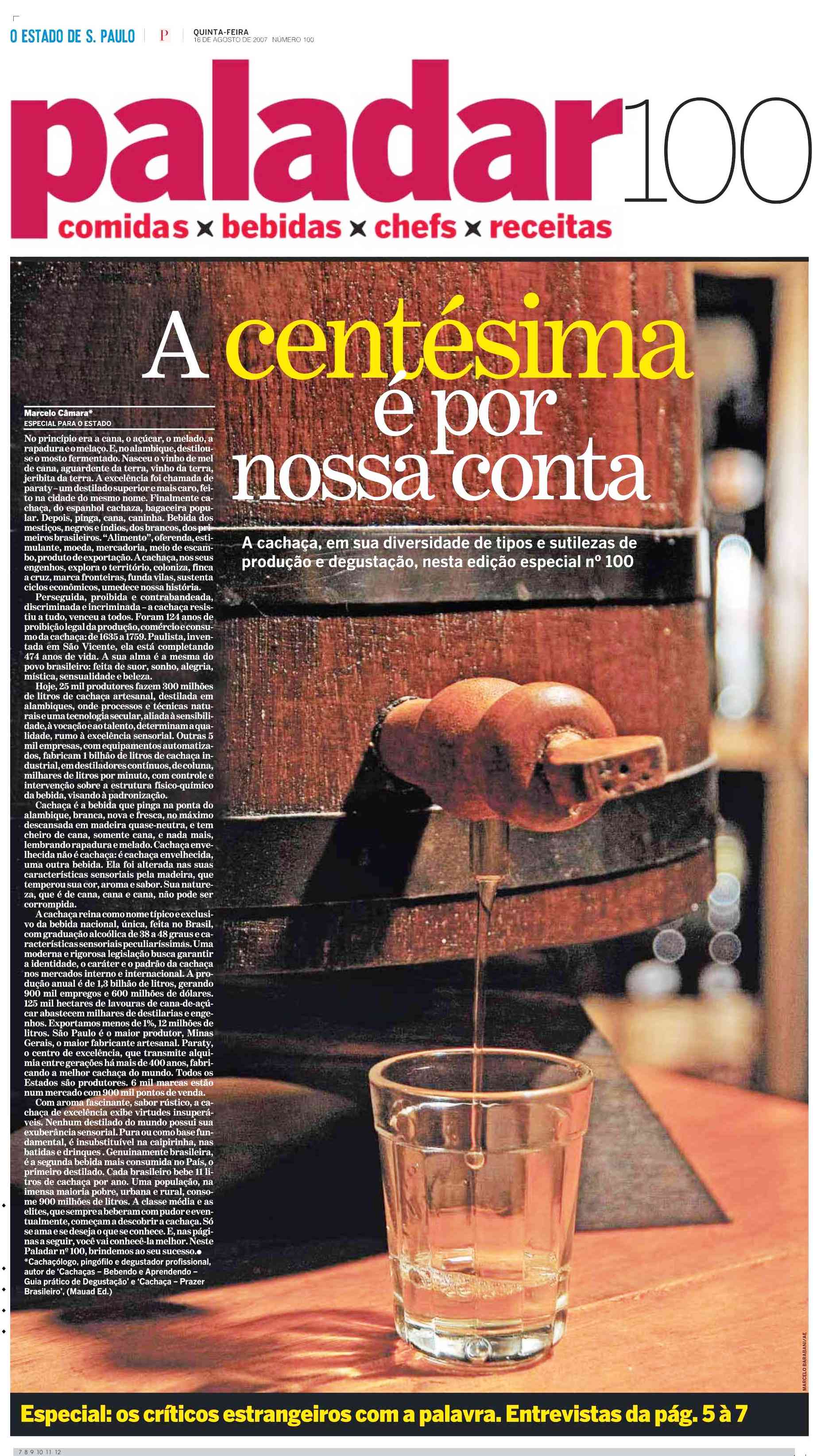Estadão 16.8.2007 Editorial MC Cachaça sabor da alma brasileira.jpg